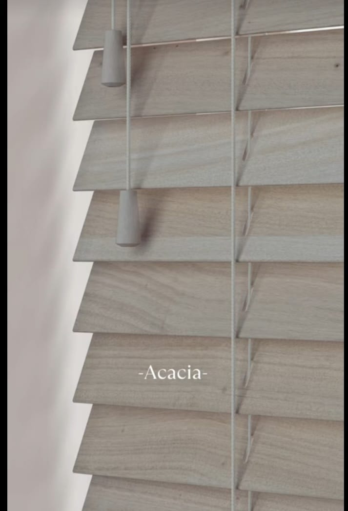 wooden blinds per m²