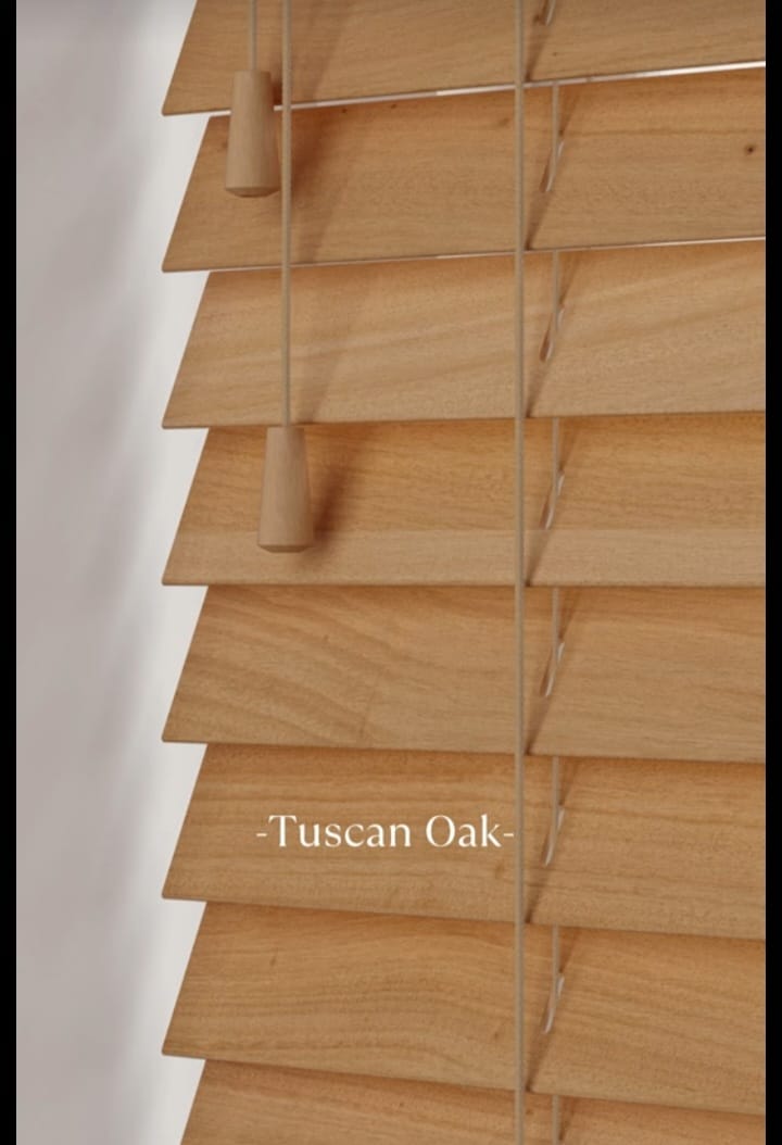 wooden blinds per m²