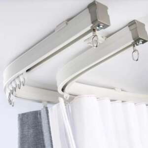 Straight Single Curtain Rails