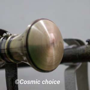 Smooth curtain rod flower- gold