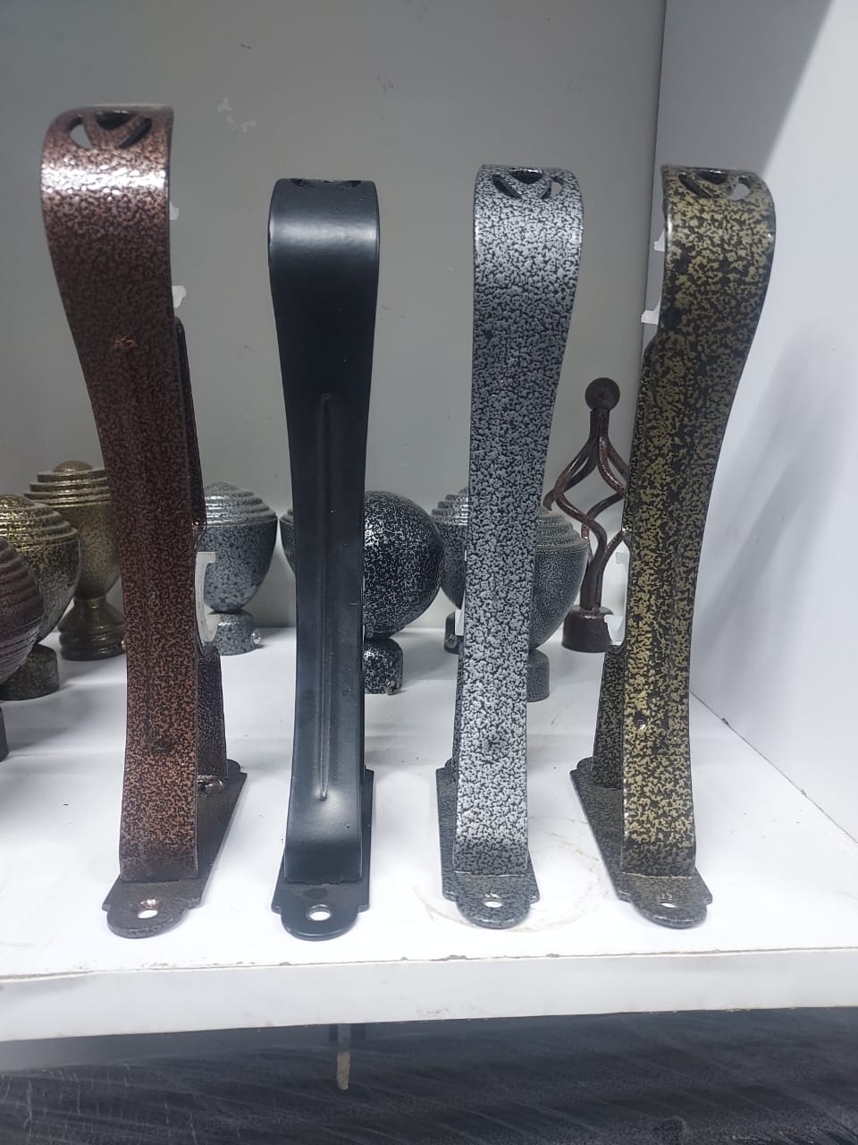 Cosmic Choices-352395 powder-coated curtain rod brackets