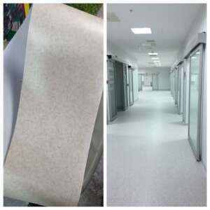 Vinyl flooring per square metre