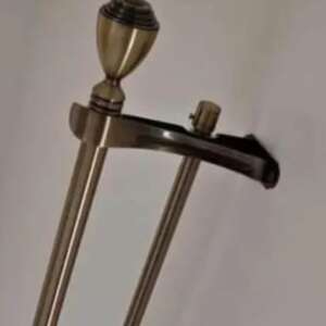 smooth heavy-gauge 1M double curtain rods