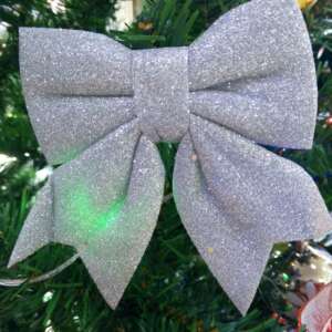 Christmas bowtie decor