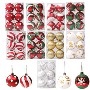 44pcs assorted Christmas balls
