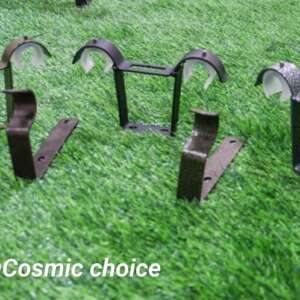 Powder-coated curtain rods ceiling bracket