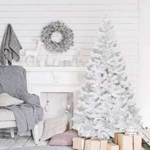2.4m White Christmas Tree