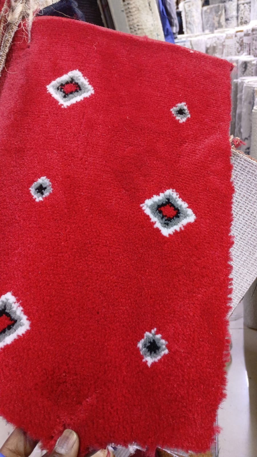 Flowered VIP wall to wall carpet per square metre