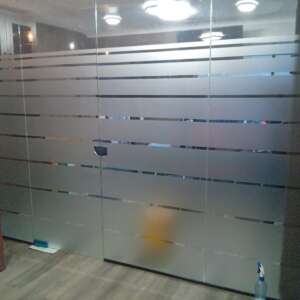 Machine cut frost film