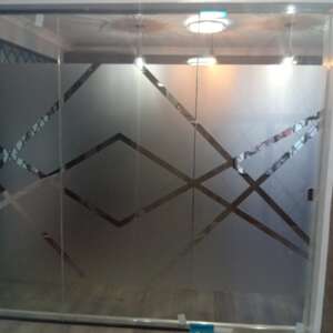 Machine cut frost film