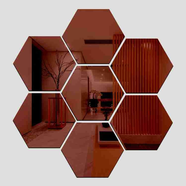 Jesilog-Decor-040810.jpeg Hexagonal shape Acrylic Mirrors