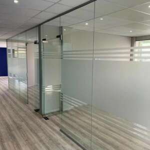 Toughened Glass partition