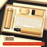 Men gold minimalist luxury gift set