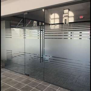 Toughened Glass partition