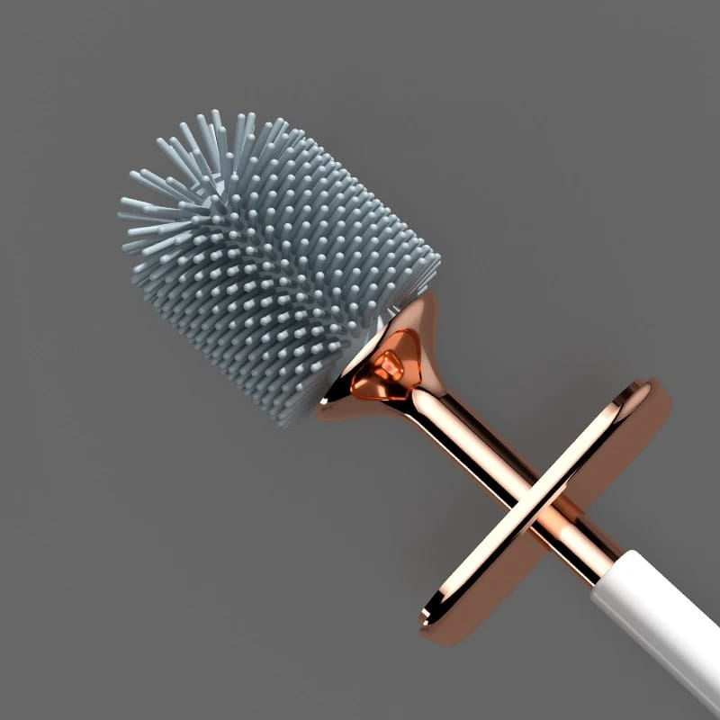 Luxury toilet brush and holder set