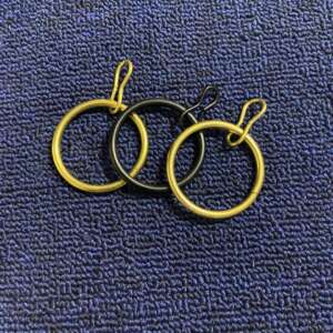 Curtain rod rings