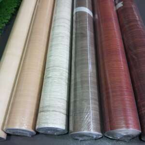 Self-adhesive wood effect contact paper