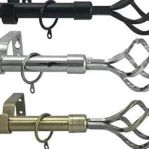 Imported 2M Double Curtain Rod